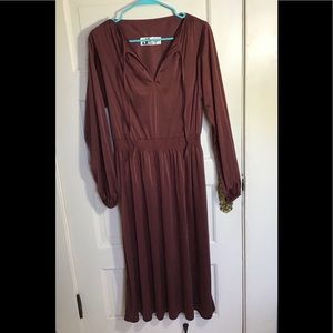 Vintage 70s Satin Disco Dress